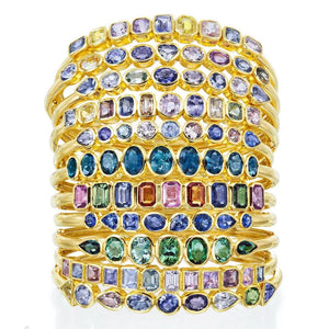 Carnival Multicolor Sapphire Bracelet