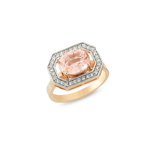 Harmony Kunzite & Diamond Ring