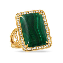 Load image into Gallery viewer, Verde Malachite Ring