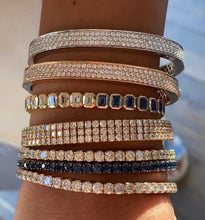 Load image into Gallery viewer, Sapphire Diamond Bracelet