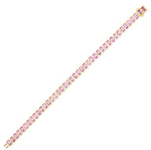 Load image into Gallery viewer, Pink Sapphire Bracelet