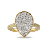 Teardrop Diamond Ring