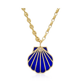 Shell Enamel Necklace