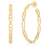 Chevalier Creole Hoop Earrings