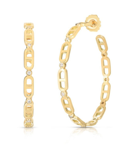 Chevalier Creole Hoop Earrings