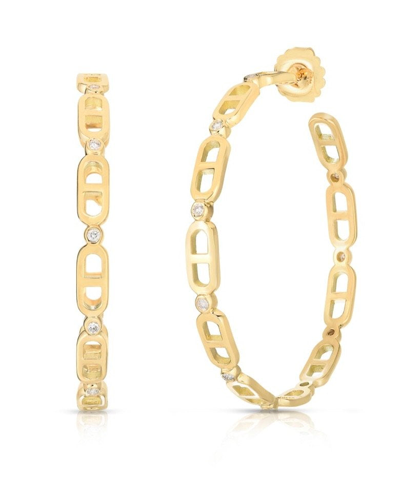 Chevalier Creole Hoop Earrings