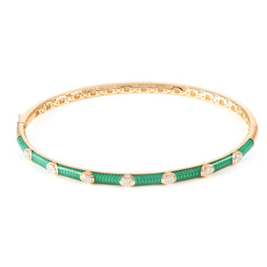 Diamond Enamel Bracelet