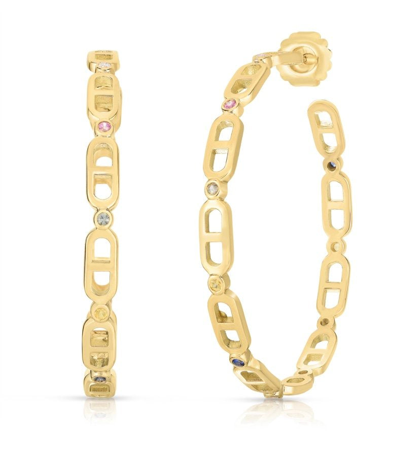 Chevalier Creole Hoop Earrings