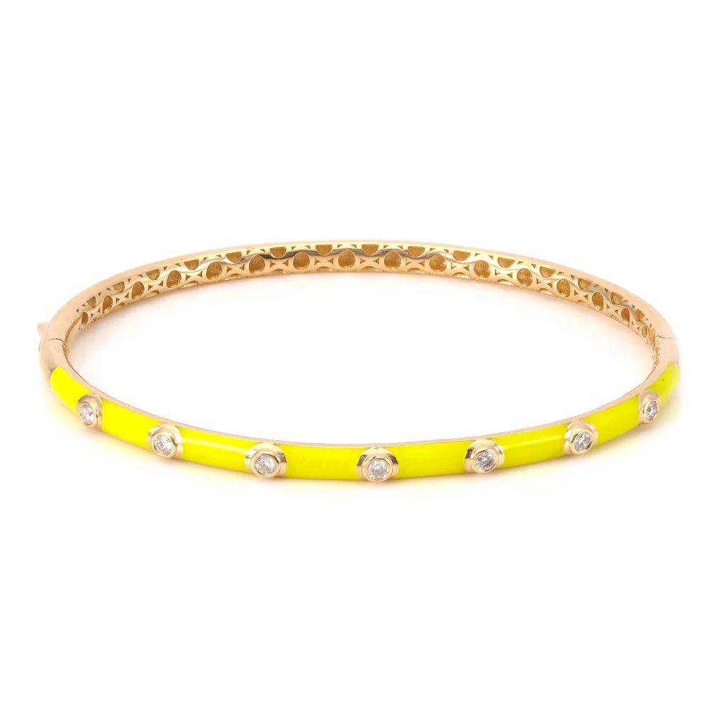 Diamond Enamel Bracelet