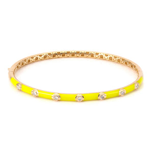 Diamond Enamel Bracelet