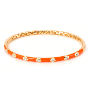 Diamond Enamel Bracelet