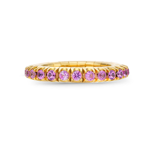 Pink Sapphire Stretch Ring