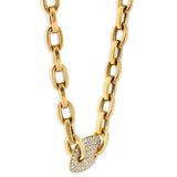 Link Pave Necklace
