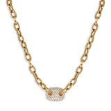 Link Pave Necklace