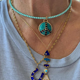 Fragmented Fish Necklace