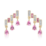 Sapphire & Diamond Climber Earring