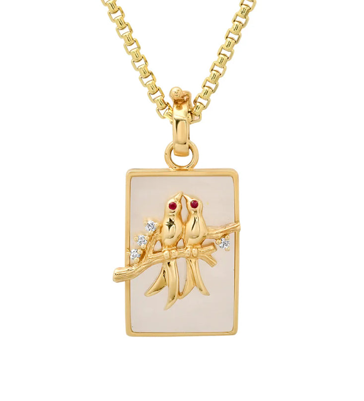 Small Lovebirds Pendant