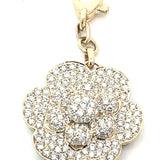 Diamond Flower Pendant