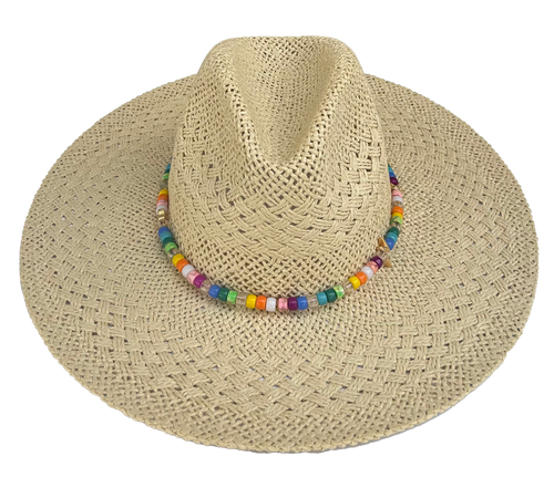 Beaded Rainbow Hat