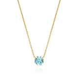 Topaz Sunburst Necklace