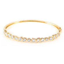 Load image into Gallery viewer, Cluster Diamond Bangle