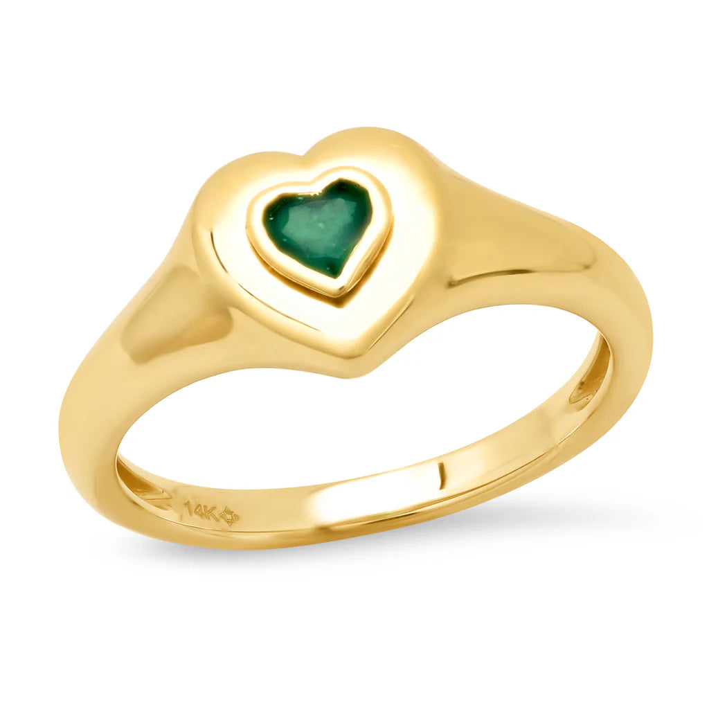 Heart Signet Ring