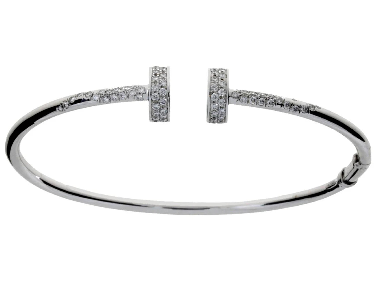 Screw 18K Gold Diamond Bracelet