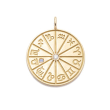 Load image into Gallery viewer, Personalized Zodiac Large Necklace