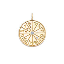 Load image into Gallery viewer, Personalized Zodiac Medium Necklace