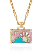 Load image into Gallery viewer, Flamingo Sunset Luggage Necklace