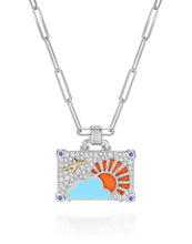 Load image into Gallery viewer, White Diamond Weekend Trip Luggage Necklace