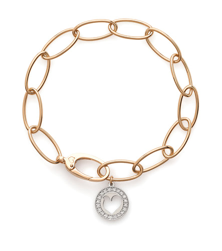 Chantecler Diamond Charm Bracelet