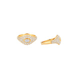 Donna Rose Cut Signet Ring