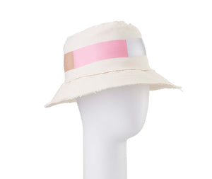 Hue Pink Bucket Hat