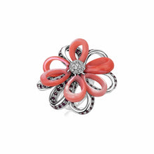 Load image into Gallery viewer, Pink Flower Ring