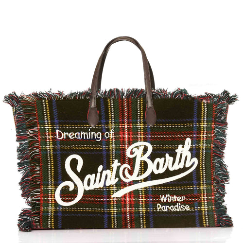 Blue Tartan Saint Barth Bag