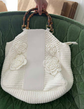 Load image into Gallery viewer, Crochet Flower Bag