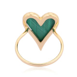 Heart Malachite Ring