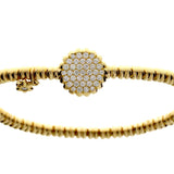 Yellow Gold Daisy Bracelet