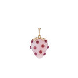 Strawberry Opal Pendant Necklace