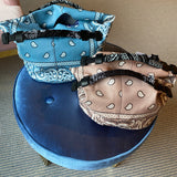 Leather Bandana Tote