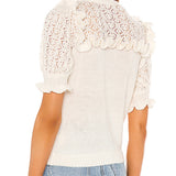 Pearl Button Up Sweater