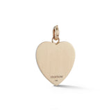 Gold Lapis Anna Heart Charm