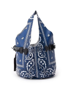 Leather Bandana Tote