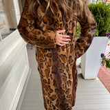 Leopard Kidskin Coat