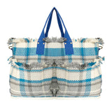 Plaid Large Tote