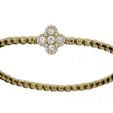 Yellow Gold Clover Bracelet