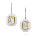 Mykonos Diamond Agate Earring