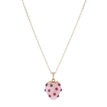 Load image into Gallery viewer, Strawberry Opal Pendant Necklace