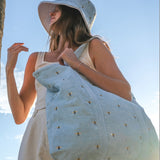 Embroidered Terry Bee Hat
